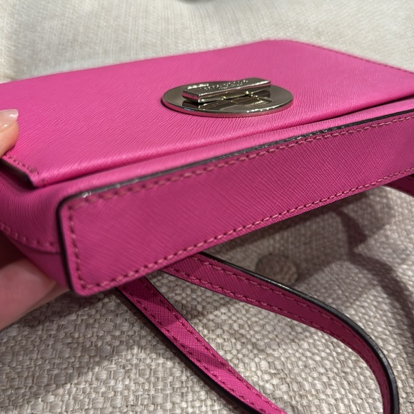 Kate Spade Newbury Pink Fuchsia Lane Sally Crossbody Bag Purse - Picture 5 of 8